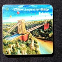 Colourful Clifton Suspension Bridge and Balloon Fiesta Coaster