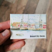 Bristol Fridge Magnet - The Docks
