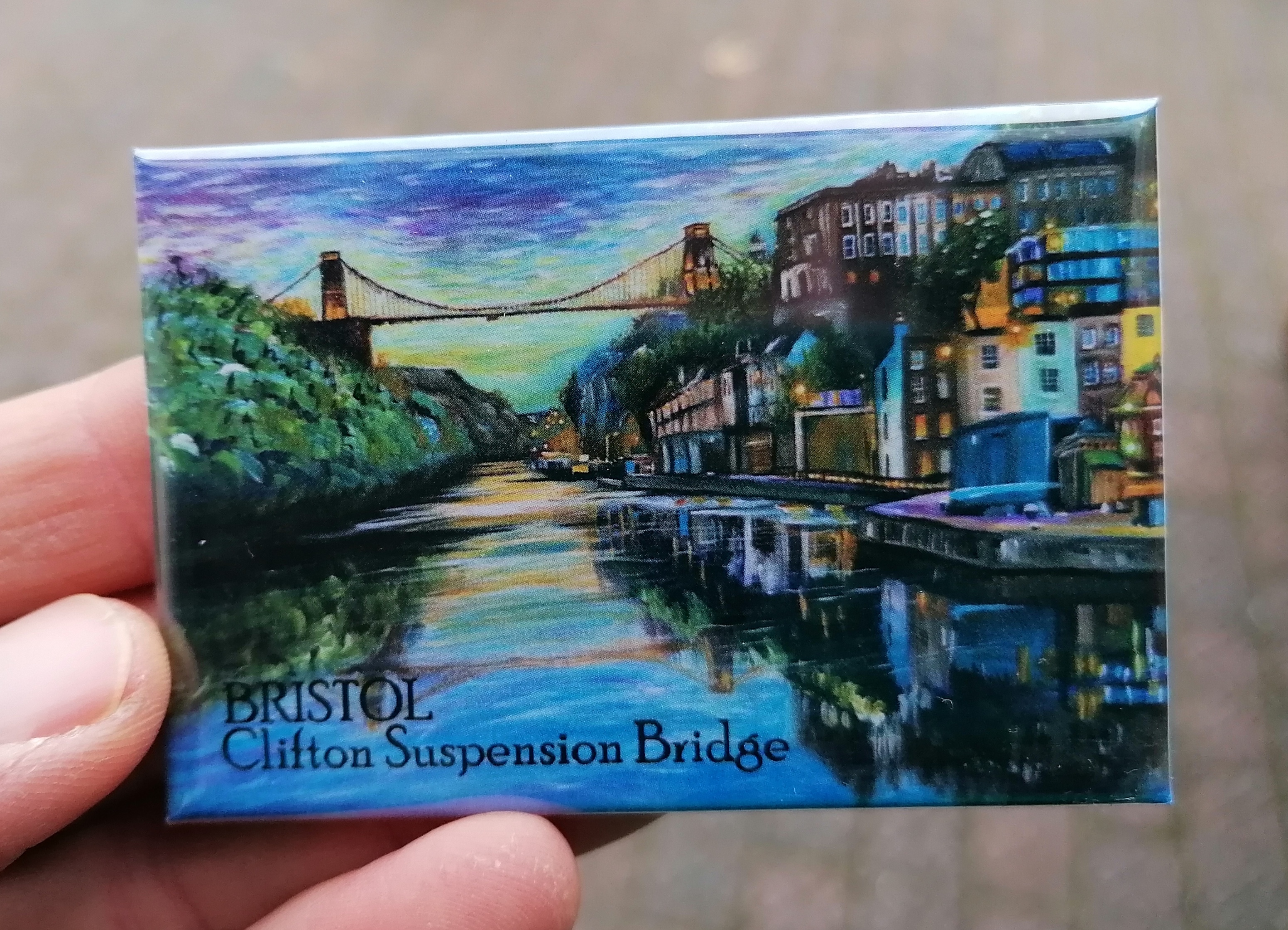 Fridge Magnet - Clifton Suspension Bridge At Twilight