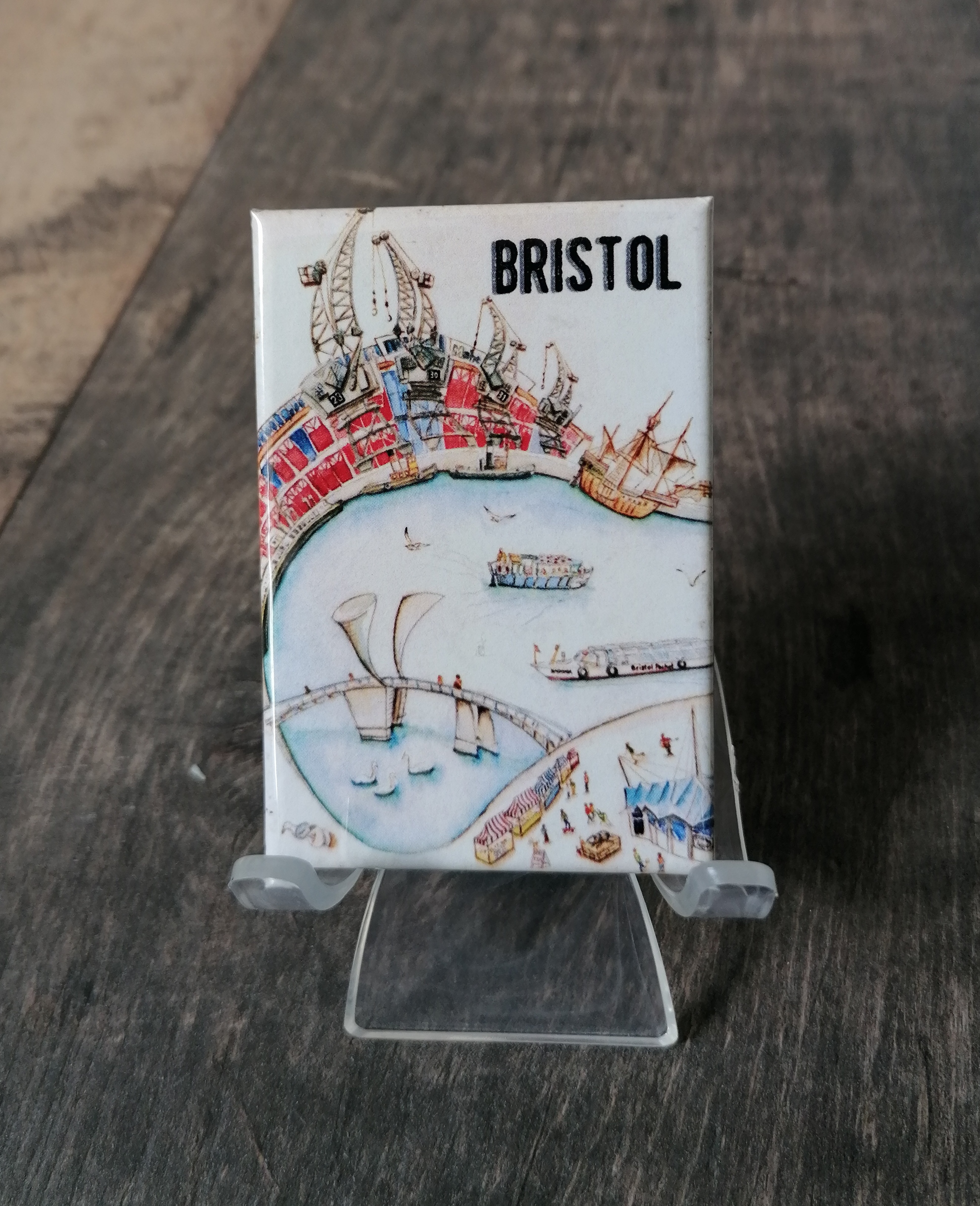Bristol Fridge Magnet - Bristol Harbour