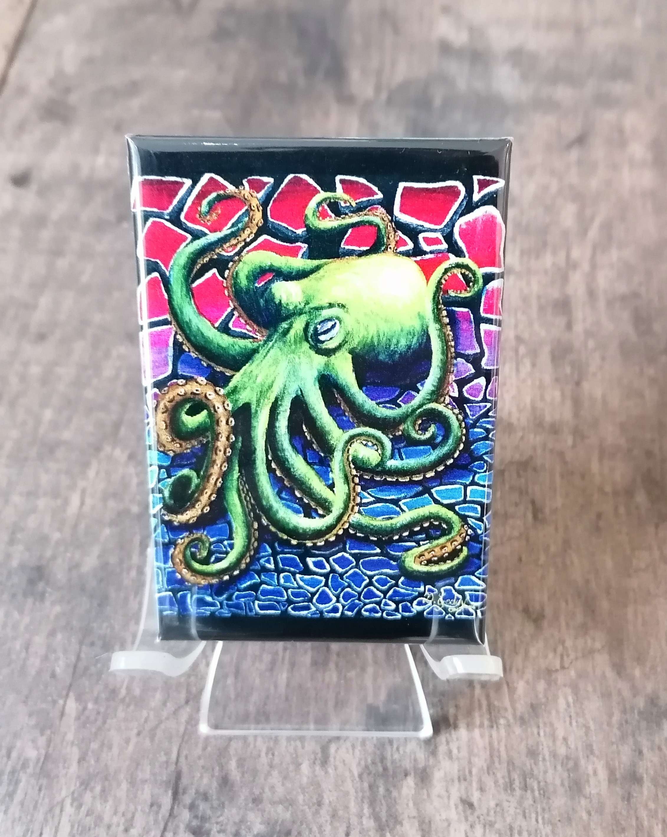 Fridge Magnet - Shattered (Octopus)