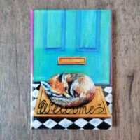 Fridge Magnet - Welcome Fox